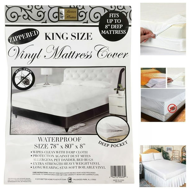Waterproof Single Bed Fitted Mattress Cover Protector Plastic PVC Sheet x 24 pcs 